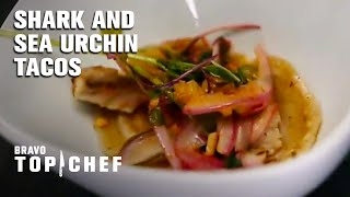 Incredible Shark and Sea Urchin Tacos | Top Chef: California