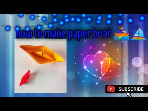 How to make paper boat | tutorial step by step| #craftvilla by [shalvi Pandey]