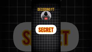 @decodingyt secret revealed 💹😲