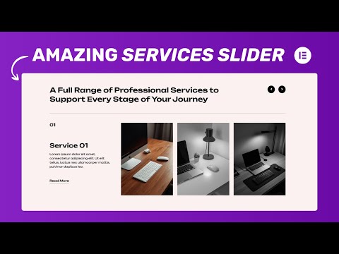 Mastering Elementor: Build a Stunning Services Slider in Just Minutes!