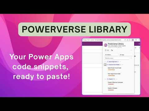 Announcing the Powerverse Library for Power Apps!