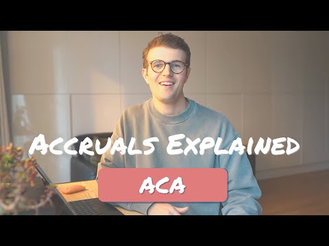 Accruals Explained | Accounting Fundamentals ACA ICAEW