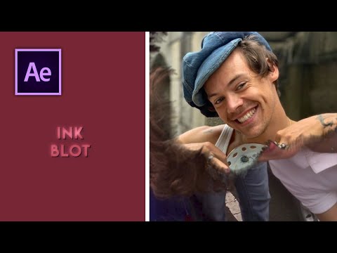 ink blot tutorial || after effects