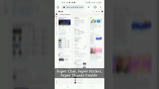 Super Chat Enable Kaise Karen 2022 || How to Enable Super Chat On YouTube #shorts