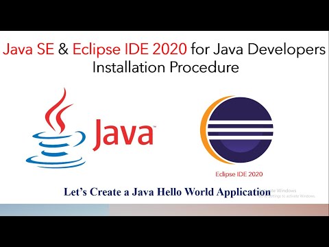 Installation Procedure of Java and Eclipse with Hello World application