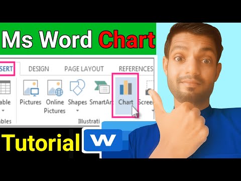 MS Word - Insert Charts - Ms Word 2016 Charts Styles Tutorial - How to use Chart in Word in hindi