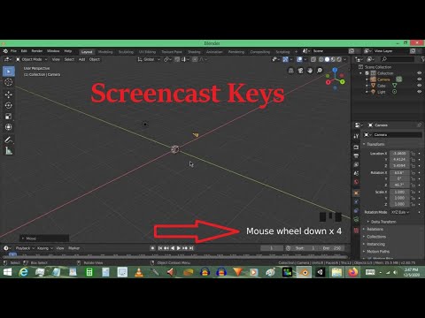 How to Install Screencast Keys in Blender