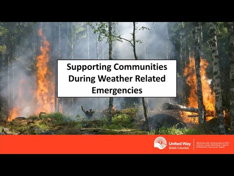 [Webinar Recording] Supporting Communities During Weather Related Emergencies
