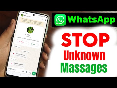 How to Stop Unknown Number Message on WhatsApp, WhatsApp Unknown Number Message Block Automatically