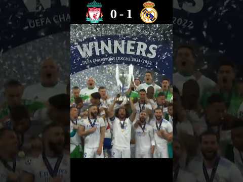 REAL MADRID VS LIVERPOOL | UCL FINAL 2022 #shorts #football