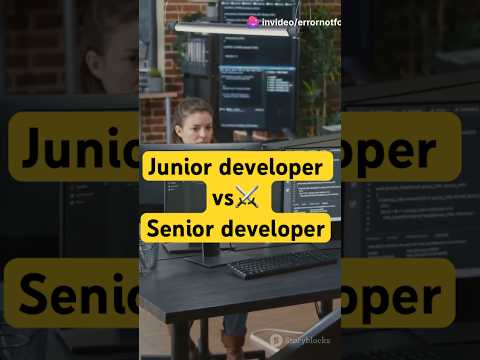 Junior Developer vs Senior Developer