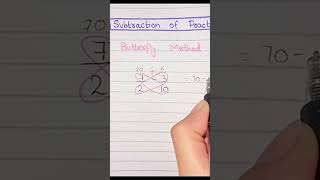 Addition of fraction #mathtricks #learnmath #fraction #additionoffractions #butteryflymethod