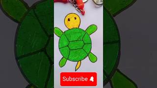 Mesmerizing Turtle Drawing🐢 #satisfyingshort #ArtShort #DrawingShorts #CreativeArt #TurtleArt #Short
