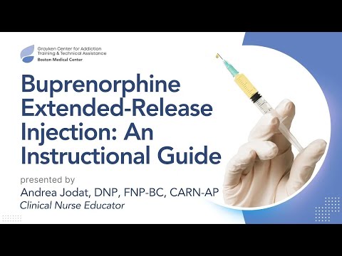 Buprenorphine Extended-Release Injection: An Instructional Guide