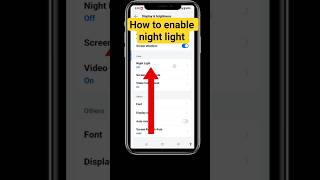 How to Enable Night Light in Android | Night Mode Setting 2025 Realme phone