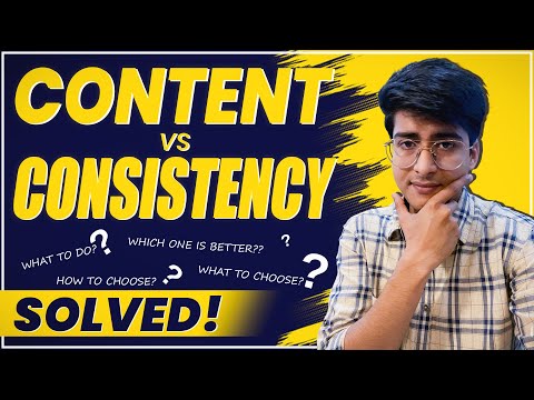 Content VS Consistency in Hindi - Which is Important For Creators | Sumit Sharma
