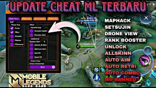 CHEAT ML TERBARU 2025 ANTI BANNED - MOD MENU MAP HACK MOBILE LEGENDS UNLOCK ALL SKIN FREE