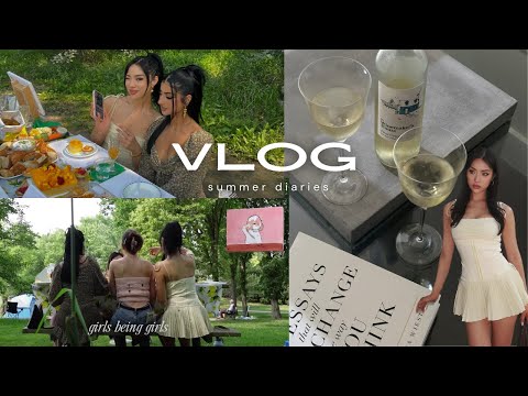 Summer diaries VLOG | PAINTING PICNIC, CONCERTS, shopping, cafes, barbeque!