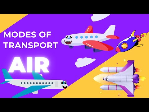Modes of Transport (AIR) #kidslearning #kidsvideo #stories #childrensbooks #alphabet #animation