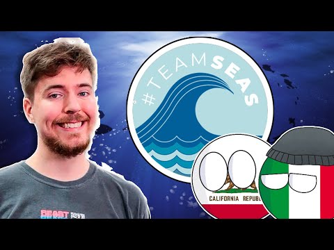 Mr. Beast asked me to do this video... #TeamSeas in Countryballs