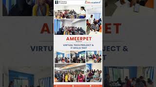 Virtual Tech Project and IT Skill Test at Ameerpet Branch! #weekendseminar #project #itprojects