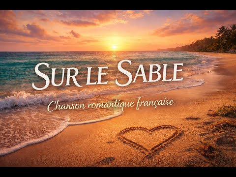 Sur le Sable 🌊 | Chanson romantique française chill & poétique
