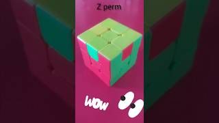 Z perm algorithm #shorts #viral #rubikscube