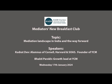Mediators New Breakfast Club - Wednesday 17th January 2024