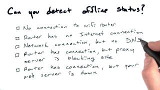 Detecting offline - Mobile Web Development