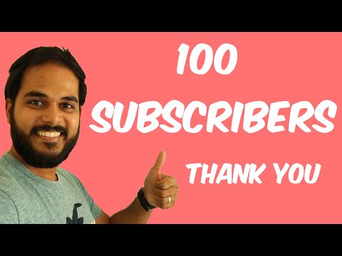 We did it 😃 | 100 Subs