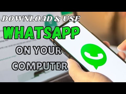 Download & use WhatsApp on your Computer | How to send WhatsApp messages from your Computer.