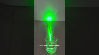 LIGHT SCATTERING EXPERIMENT ON DIFFERENT MEDIA #shorts