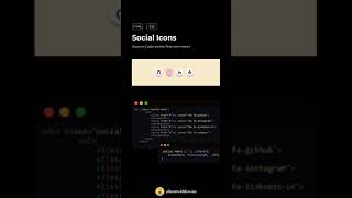 Social Media icon #shorts #shortsfeed #learn #learnhtml #html #learncss #css #viral #fyp #onlinework