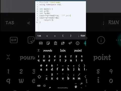 C++ program for pointer #coding #variable