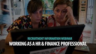 Live Recruitment Webinar: Working as a Finance & HR Professional with MSF