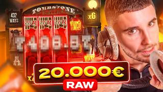 20.000€ RAW DE START DANS UN BONUS HUNT FULL BOUNTY ET FULL COW-BOY !