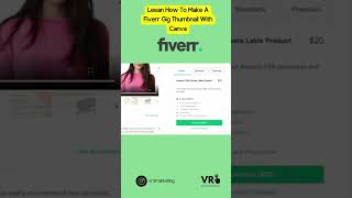Fiverr gig image design process