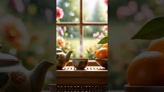 Rainy Morning Tea by the Window 🍵🌧️ | Calm Ambience with Nature Light