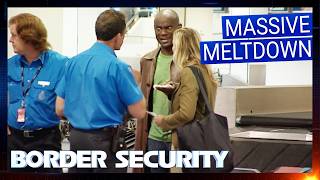 Angriest Passenger Melt Downs At Border Security | Border Security Compilation