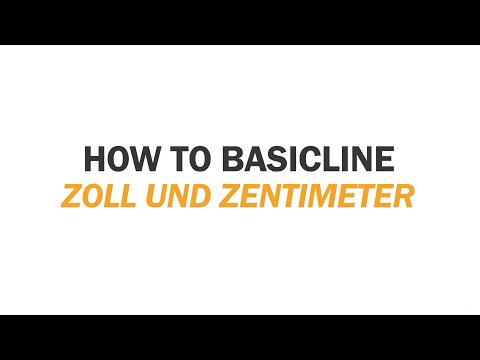 boho office® Basic Line: Einstellung "Zoll" oder "Zentimeter"