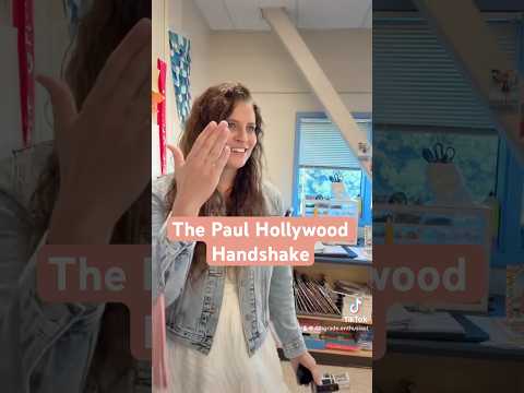 🤝 The Paul Hollywood Handshake: My Ultimate Classroom Reward! 🍞✨ #Shorts #TeacherLife #Motivation