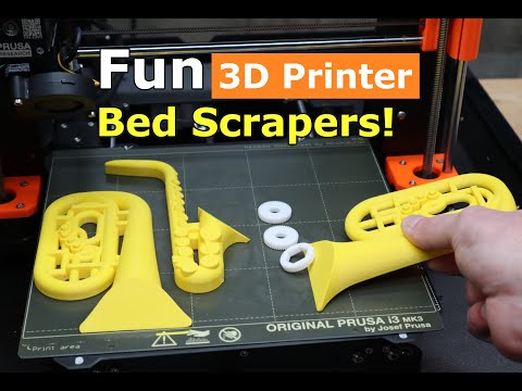 Make the best 3D Printer bed scraper / bed spatula!
