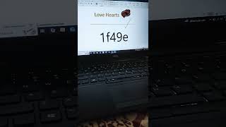 Love Hearts 💕 | Msword shortcut keys symbol in hindi | Hearts Symbol tricks #msword #shortcutkeys