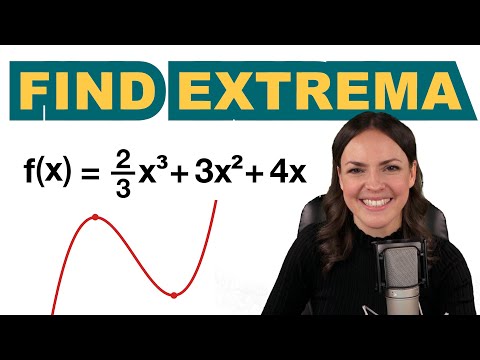 Finding local extrema of the function – For beginners