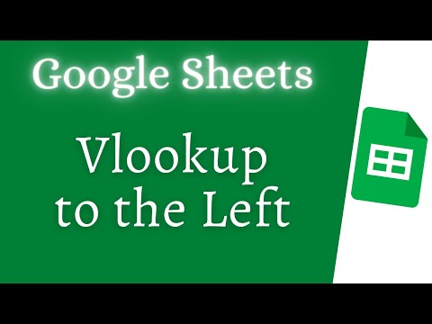 How To VLOOKUP To The Left In Google Sheets?