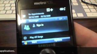 Review of the Samsung Code (SGH-i220) - Installing Applications (Twitter, Facebook, Youtube)