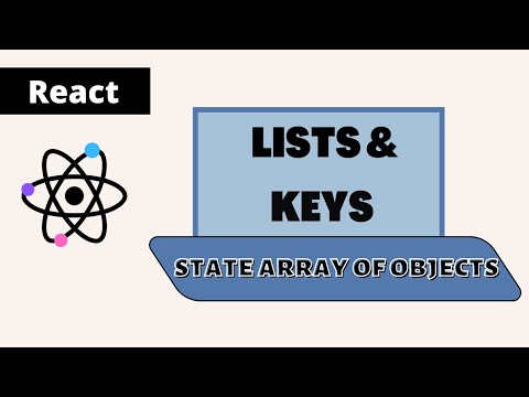 React update array of objects using useState Hook | Lists and Keys - part 11