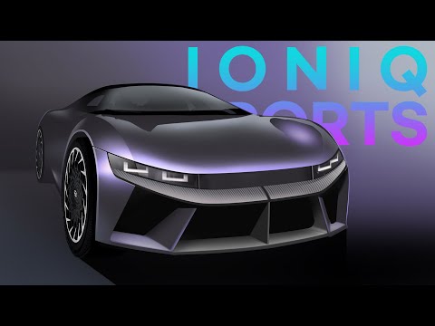 Car design rendering - ioniq5 sports version 아이오닉 스포츠