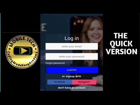 How to create a beautiful sign up website interface