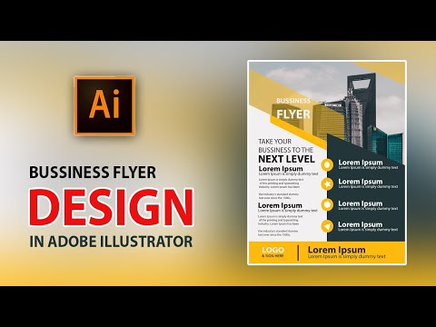 Flyer Design in Adobe Illustrator | Illustrator Tutorial